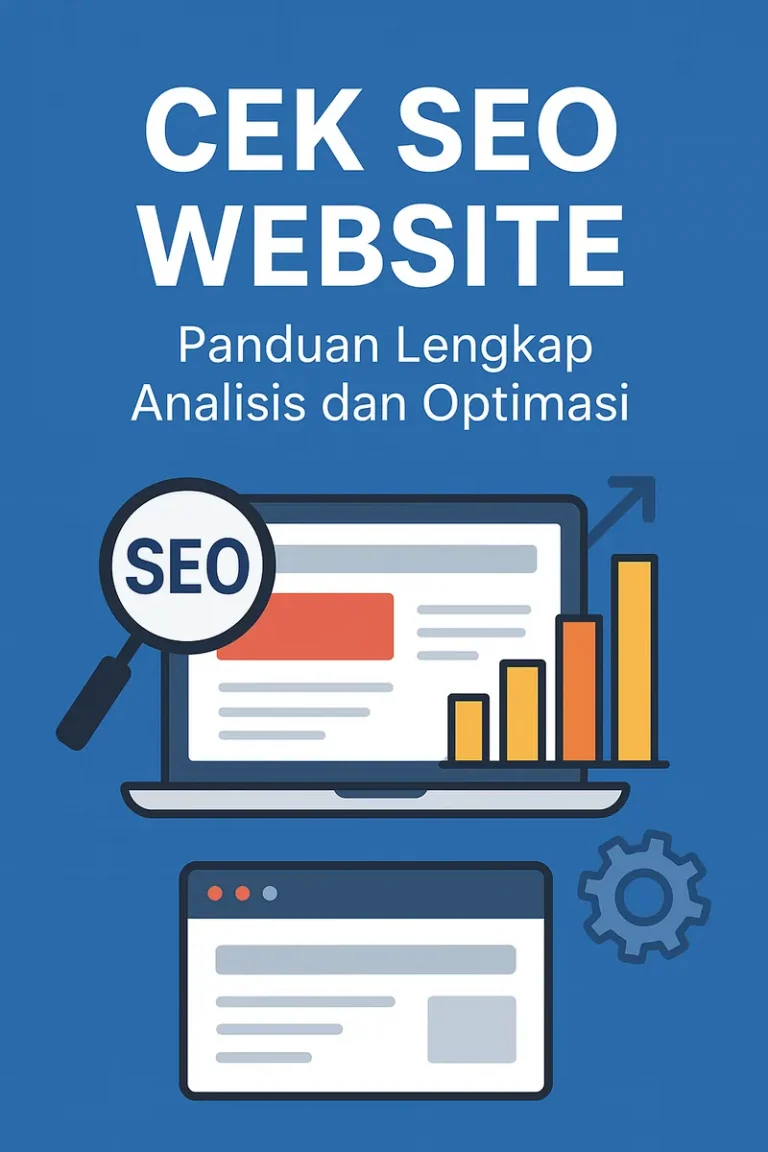 Cara Cek SEO Website Dan Cara Mudah Optimasi Website Agar Lebih Mudah Ditemukan di Google cara cek seo website