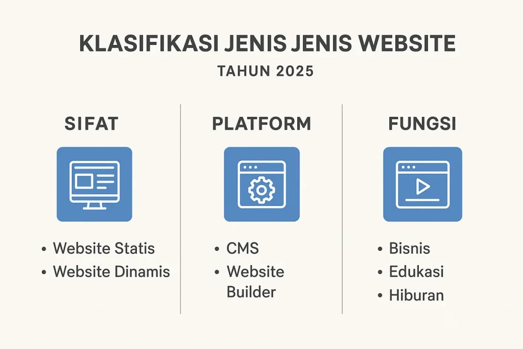 klasifikasi jenis jenis website